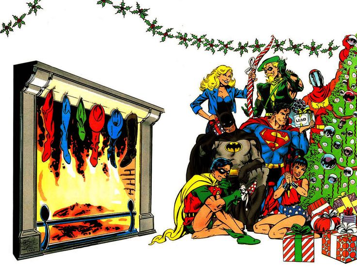 Christmas con los Superhéroes Texto 1