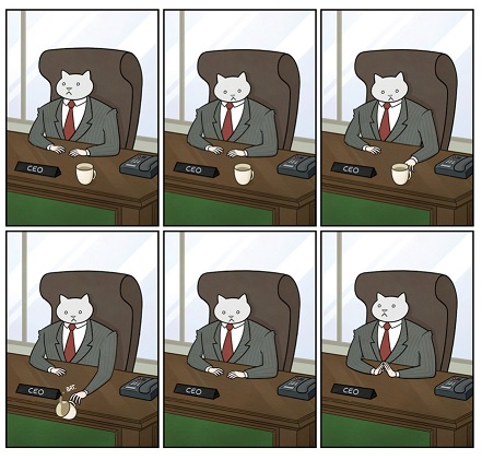 Business Cat Texto 1