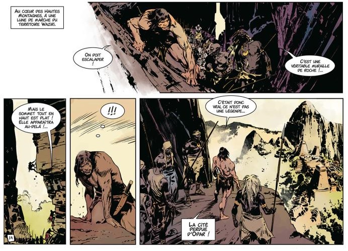 Tarzan en el centro de la Tierra texto 1