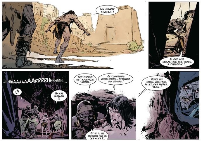 Tarzan en el centro de la Tierra texto 3