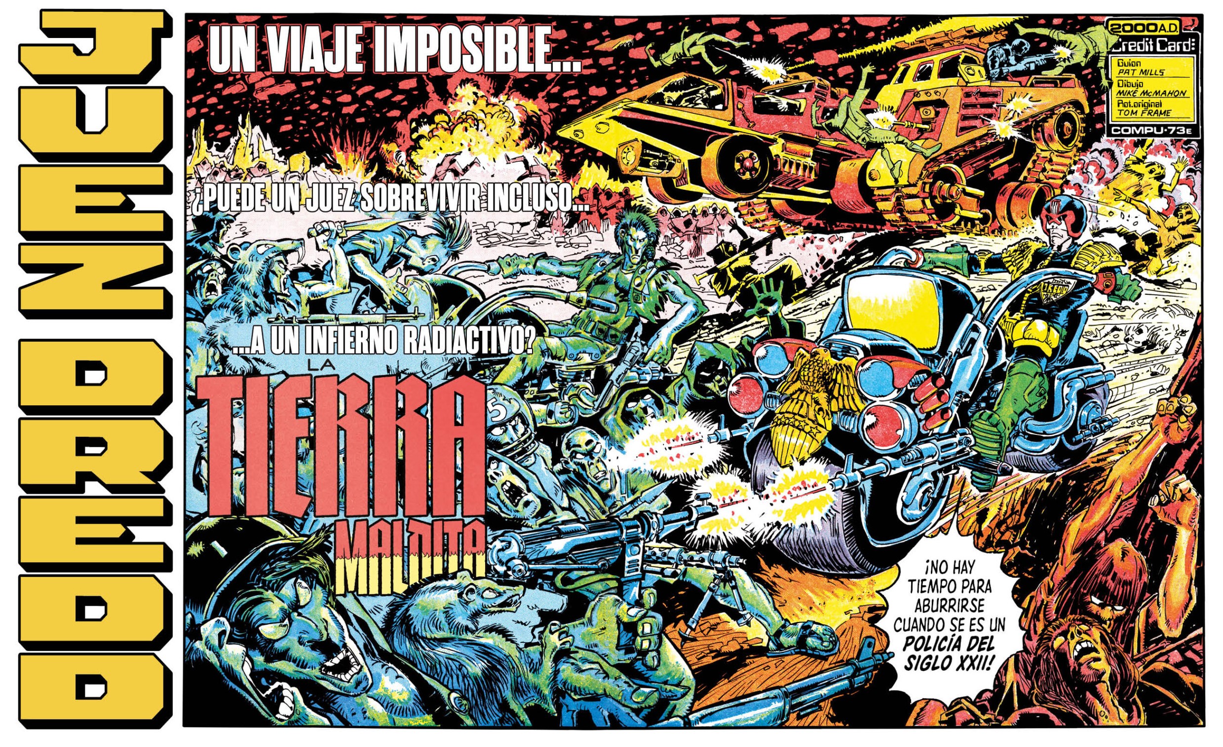 Juez Dredd: La Tierra Maldita. Un tebeo sin censura